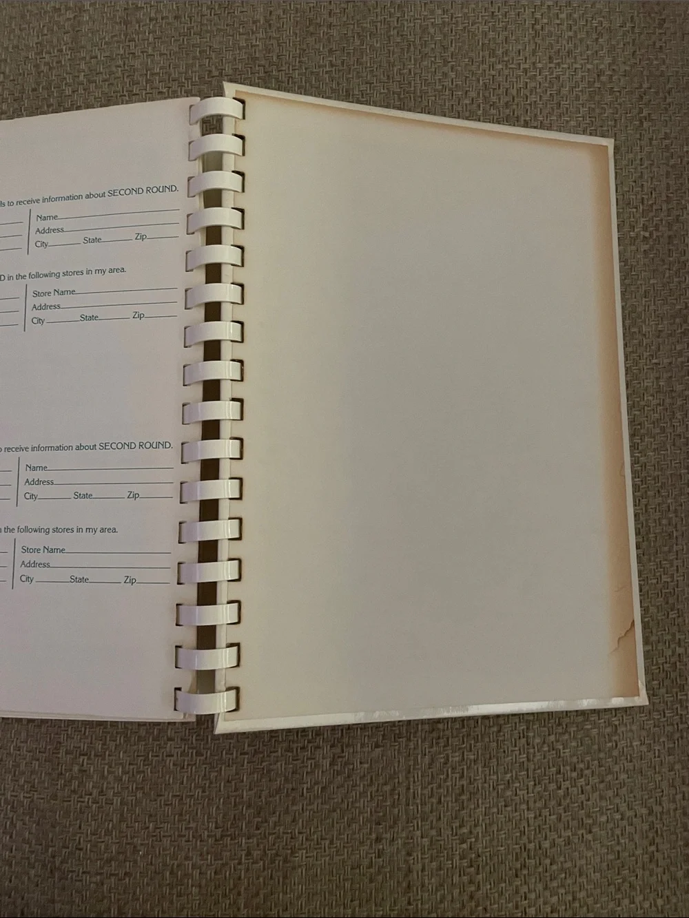 Second Round Tea-Time at the Masters Cookbook First Printing 1988